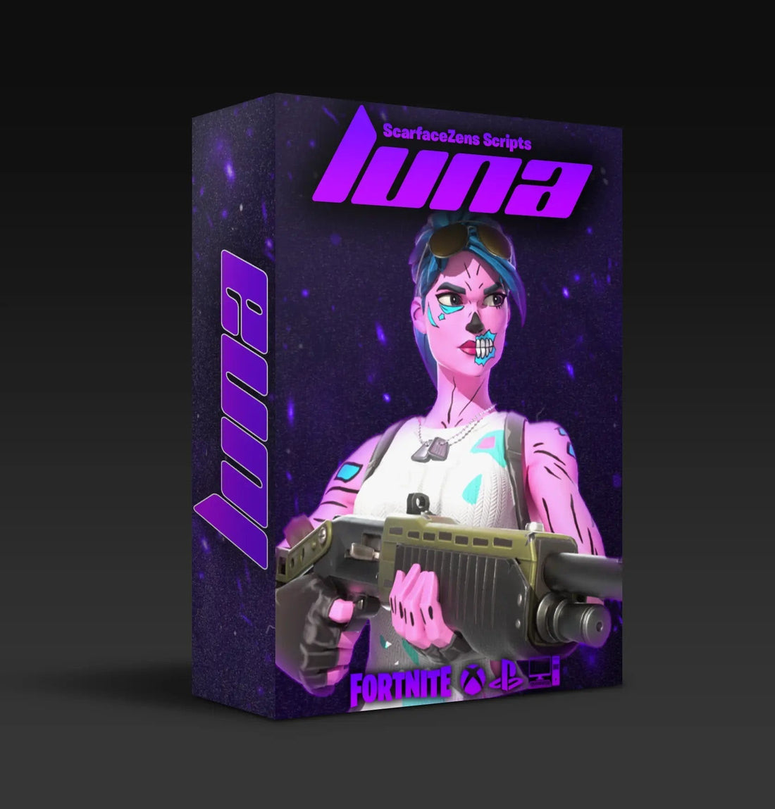 Luna Elite Fortnite Cronus Zen script with aim assist anti recoil and macros